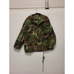 Alpha Industries M65 Field Coat Mens Medium Short Camouflage Military Jacket